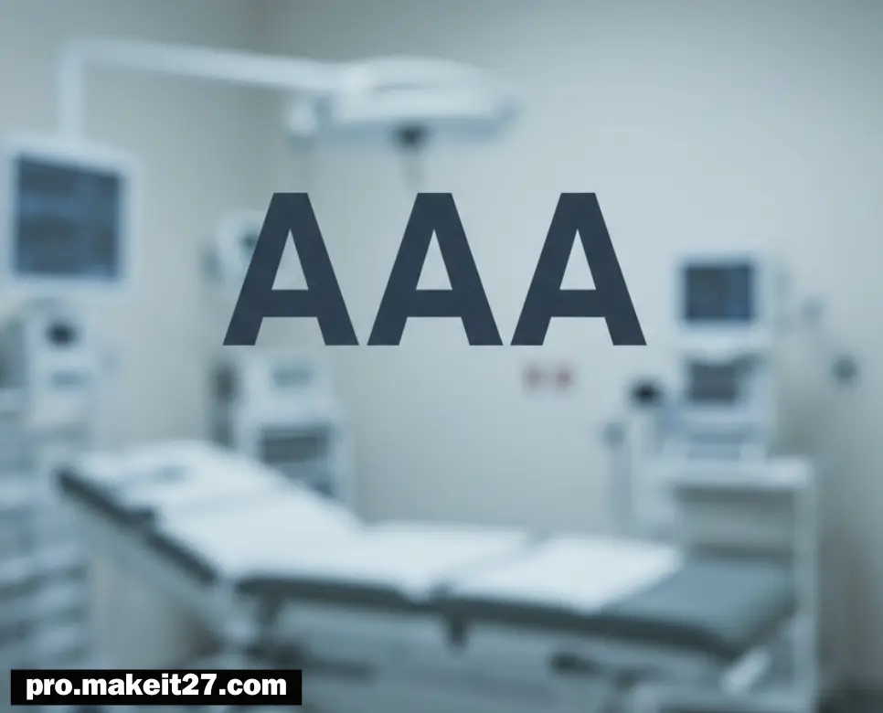 AAA 의학용어, ABR 의학용어, CAD 의학용어