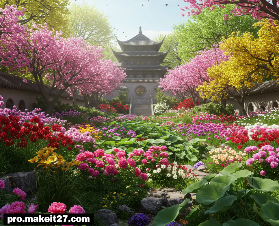 만화방창 뜻, 만휘군상 뜻, 망극지은 뜻: 꽃 피는 봄날, 다양한 세상, 그리고 끝없는 은혜!