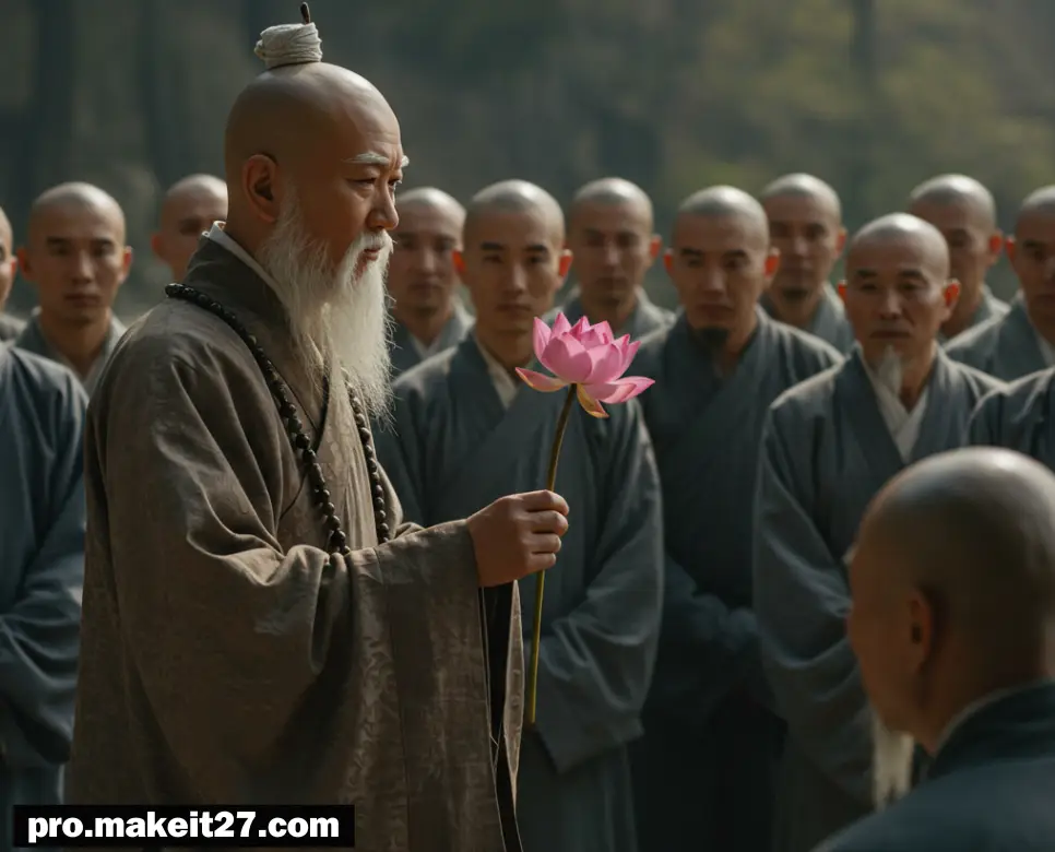 염화시중 뜻, 왈가왈부 뜻, 용미봉탕 뜻: 꽃을 들고, 옳다 그르다, 그리고 용봉의 탕!