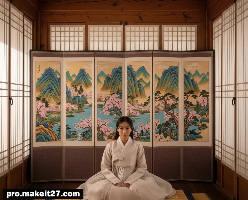 병풍 뜻, 민화 뜻, 자수 뜻: 우리 전통 예술과 공예를 알아보자!