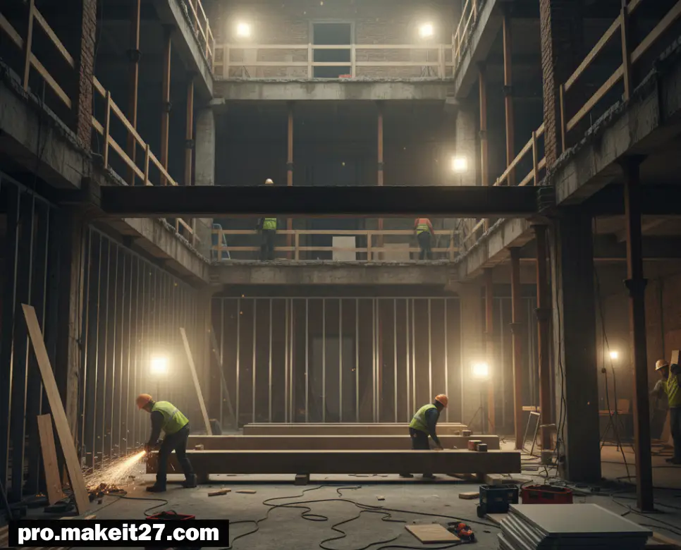 대수선 뜻, 기공 뜻, 데모도 뜻: 건축 현장의 핵심 인력과 작업!